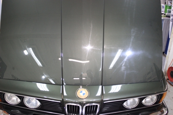 BMW 635CSI - korekta lakieru + powłoka hydrofobowa + detailing wnętrza